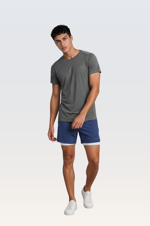 MU StarAir Train Shorts With Lining - Midnight