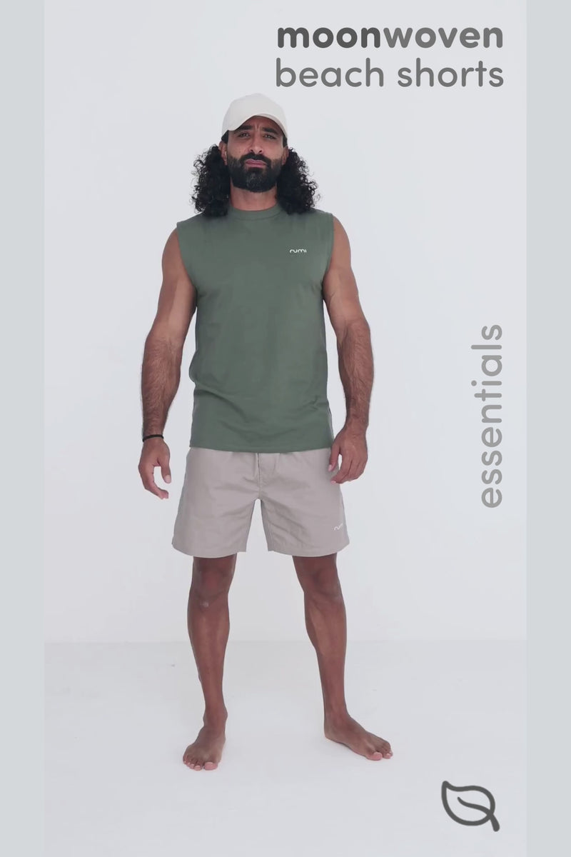 M Moon Beach Shorts - Sand Deep