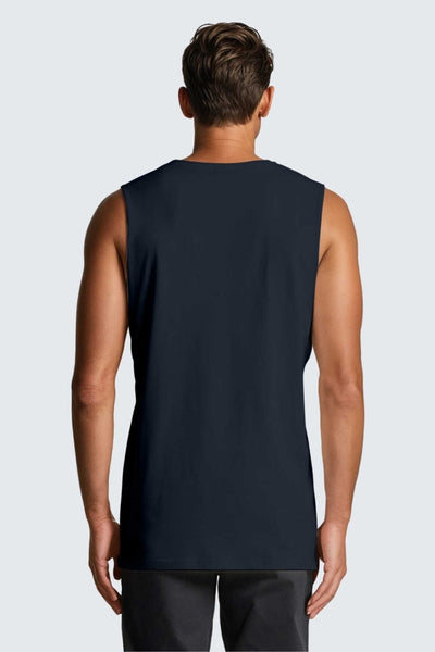 Rumi Earth - M Moon Air Muscle Tank - Midnight - R531240MTP - Tops