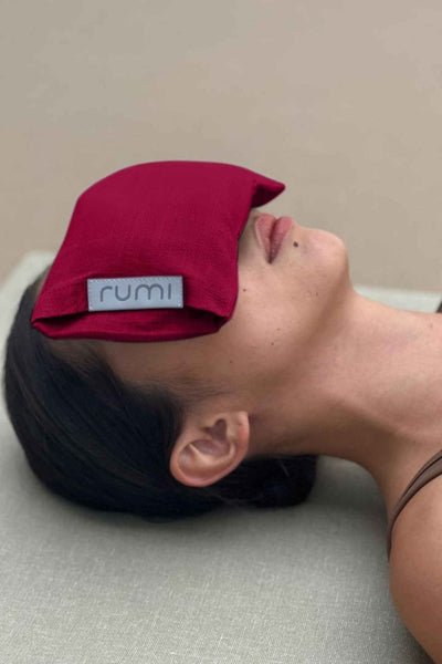Rumi Earth - Rumi Eye Pillow Maroon - RU - TH - EP - MN - Wellness