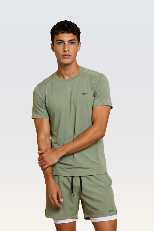 MU Sun Fit Tee Terra - Pistachio
